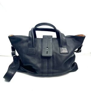 Tod’s Large Black Pebbled Leather Bag